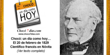 Chocó: un día como hoy… El 20 de febrero de 1829 llegó un científico francés a Nóvita