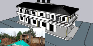 Alto Baudó: avanza la construcción del cuerpo de bomberos, casa de la mujer y casa de la juventud