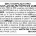 Edicto 2do. aviso Arcelio Moreno Cuesta
