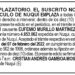 Edicto Eufemio Murillo Martínez