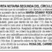 Edicto María Geanny Rodríguez Palacios
