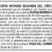 Edicto Rufina Moreno Palacios