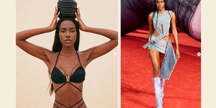 La modelo chocoana Iza Asprilla triunfó en Italia