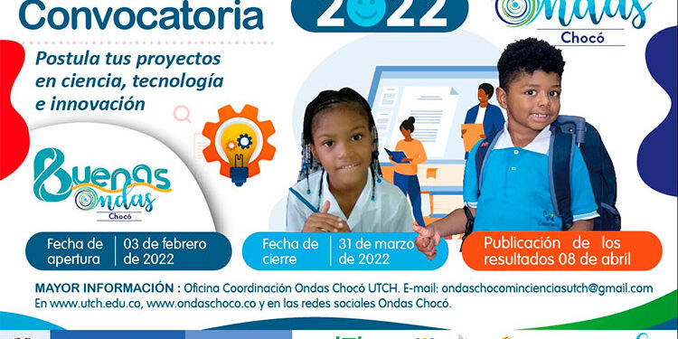 Abierta la 3° Convocatoria Ondas de Minciencias Chocó 2022 para grupos de Investigación
