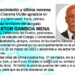 Última novena de Néstor Gamboa Mena