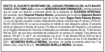 Edicto Esquivel Palacios Moreno