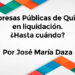 Empresas Públicas de Quibdó en liquidación. ¿Hasta cuándo?