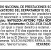 Edicto 2do. aviso Napoleón Antonio Peña Moreno