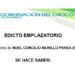 Edicto Noel Concilio Murillo Perea