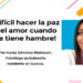 ¡Difícil hacer la paz y el amor cuando se tiene hambre!