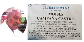 Última novena de Moisés Campaña Castro