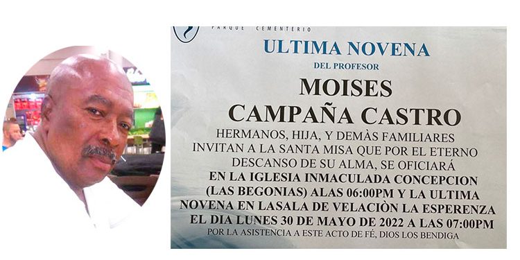 Última novena de Moisés Campaña Castro