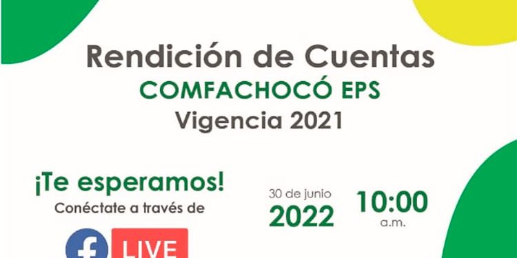 Rendición de Cuentas Comfachocó EPS Vigencia 2021