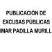 Publicación de excusas públicas. Eimar Padilla Murillo