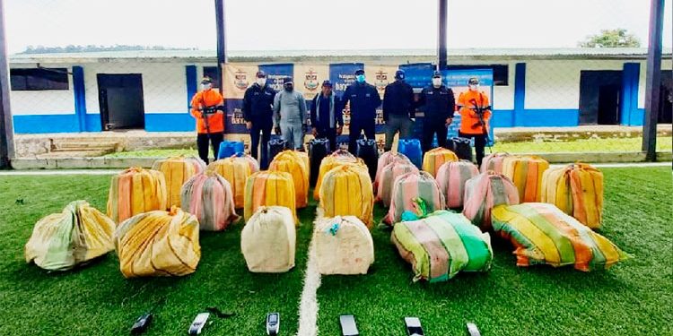 Bahía Solano: incautan 663 kilos de drogas ilícitas