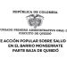 Admiten acción popular sobre salud pública en el barrio Monserrate parte baja de Quibdó