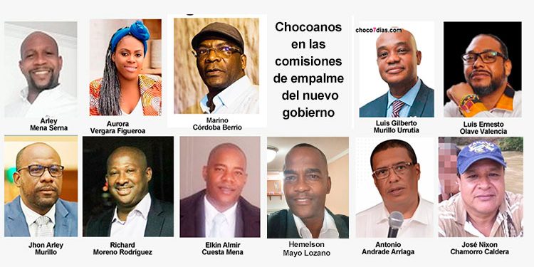 Once chocoanos forman parte de las comisiones de empalme del nuevo gobierno