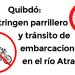 Quibdó: restringen parrillero y tránsito de embarcaciones en el río Atrato
