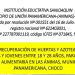 FORMACIÓN Y RECUPERACIÓN DE HUERTAS Y AZOTEAS CASERAS CON ESTUDIANTES Y JÓVENES ENTRE 18 Y 28 AÑOS, PARA MEJORAR LA SEGURIDAD ALIMENTARIA EN LAS ÁNIMAS, MUNICIPIO DE UNIÓN PANAMERICANA, CHOCÓ. I.E. SAN JOAQUÍN