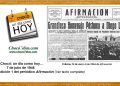 Chocó: un día como hoy… 7 de julio de 1948. Edición 1 del periódico Afirmación.