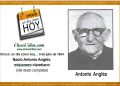 Chocó: un día como hoy… 9 de julio de 1884. Nació Antonio Anglés, misionero claretiano.