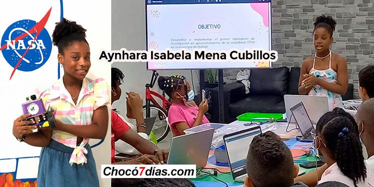 Aynhara Mena viajó al Space Center de la Nasa