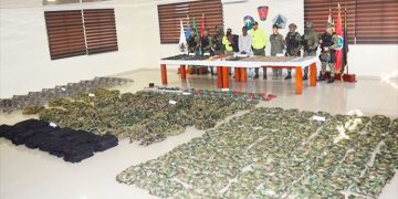 Incautan material de guerra del Clan del Golfo en Chigorodó, Istmina.