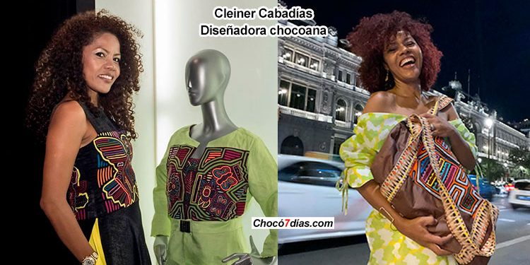 La diseñadora de modas Cleiner Cabadías expone hoy en España