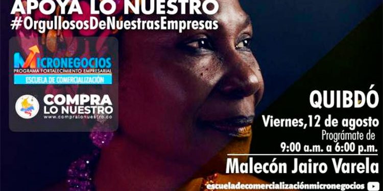 Emprendedores expondrán en malecón Jairo Varela en Quibdó