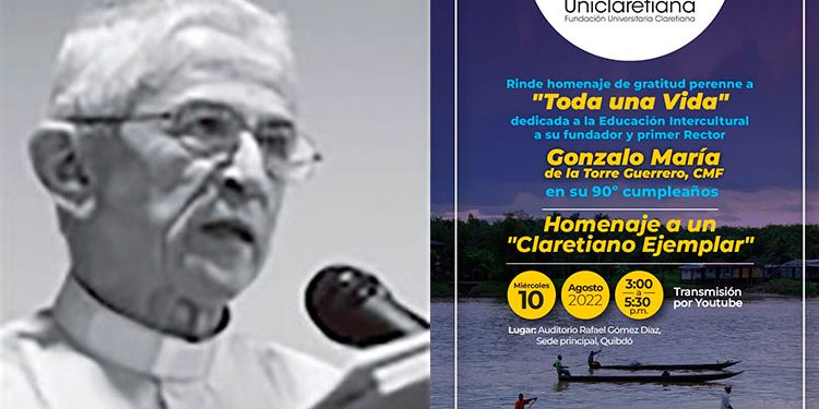 Homenaje al claretiano Gonzalo de la Torre