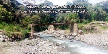 «El puente está quebrado»: la comunidad de Guaduas sigue esperando un paso digno para su vereda