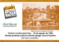 Chocó: un día como hoy… 23 de agosto de 1934. Nóvita protesta contra la minera gringa Chocó Pacífico.