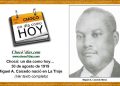 Chocó: un día como hoy… 30 de agosto de 1919 Miguel A. Caicedo nació en La Troje