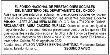 Edicto 2do. aviso Jafet Agualimpia Murillo