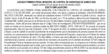 Emplazamiento por maltrato animal