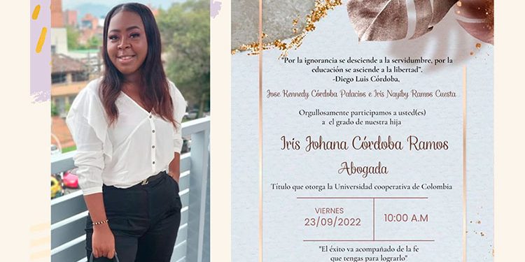 Iris Johana Córdoba Ramos, abogada