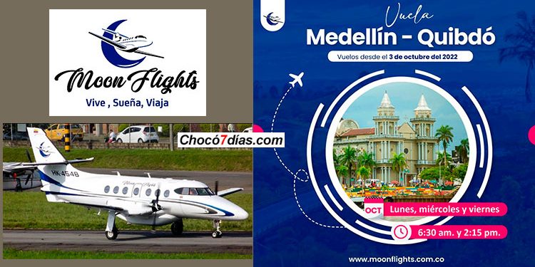 Nueva aerolínea ofrece vuelos entre Quibdó y Medellín