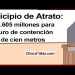 Atrato: $ 5.605 millones para muro de contención de cien metros