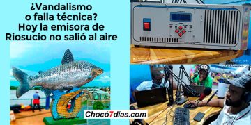 ¿Vandalismo o falla técnica? Hoy la emisora de Riosucio Chocó no salió al aire.