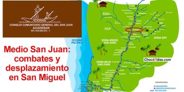 Medio San Juan: combates y desplazamiento en San Miguel