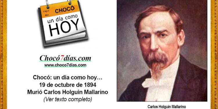 Chocó: un día como hoy… 19 de octubre