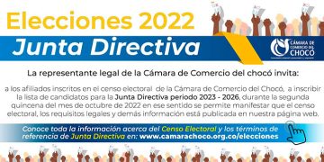 Cámara de Comercio: elecciones de junta directiva y revisoría fiscal