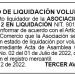 Aviso 3ro. Liquidación voluntaria