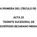 Trámite sucesoral de Eurípides Bejarano Mena