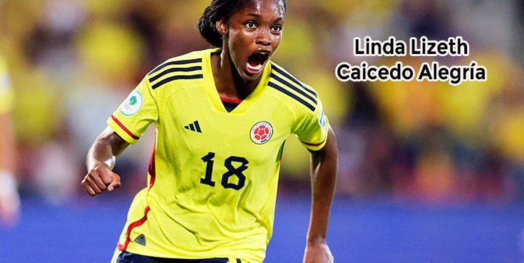 Linda Caicedo marcó dos goles frente a China