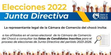 Cámara de Comercio del Chocó: elecciones 2022 Junta Directiva