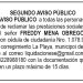 Edicto 2do. aviso Freddy Mena Obregón