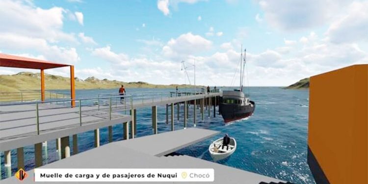 Nuquí: cierran licitación para muelle de carga y pasajeros