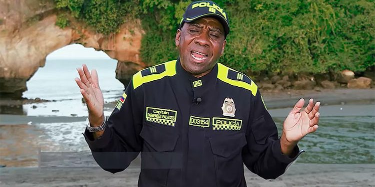 El Capitán Parménides Palacios fue elegido como el mejor policía de Colombia