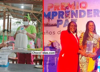Red Departamental de Mujeres Chocoanas ganó el Premio Emprender Paz 2022